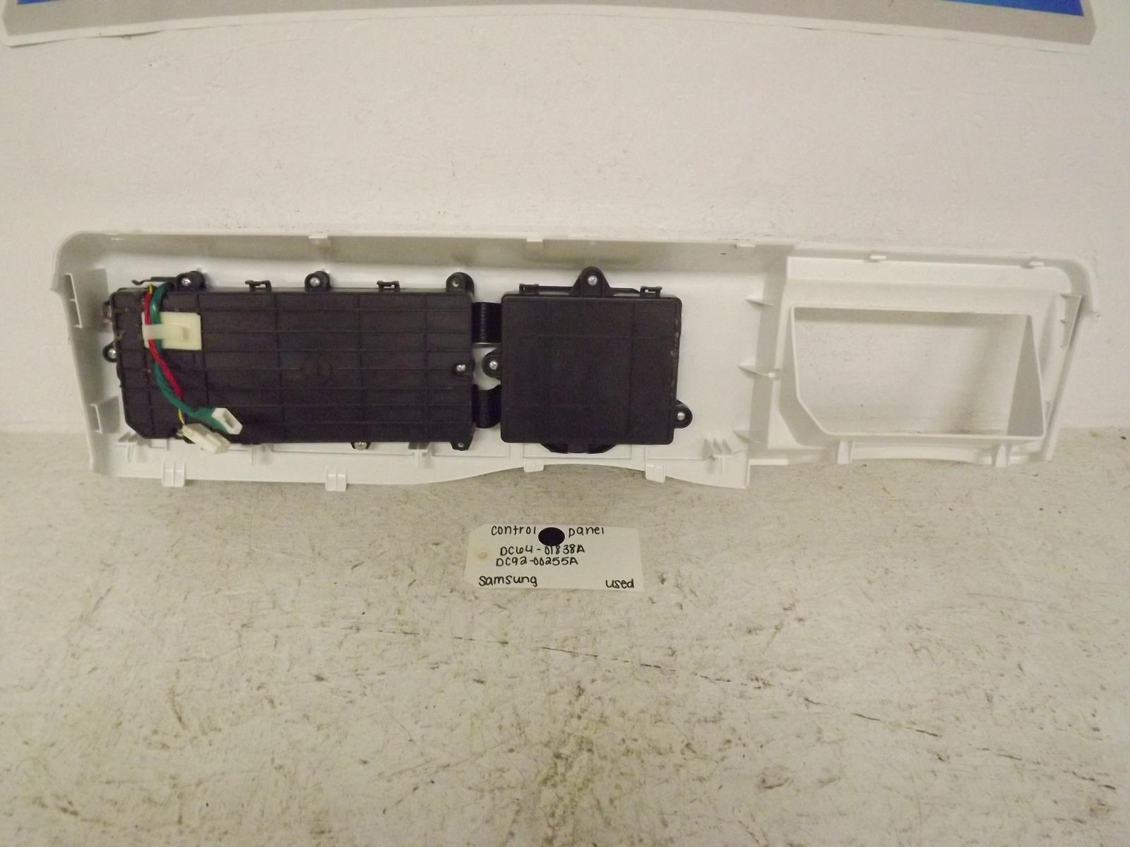 Samsung Washer DC64-01838A DC92-00255A Control Panel Used Samsung Washer DC64-01838A DC92-00255A Control Panel Used